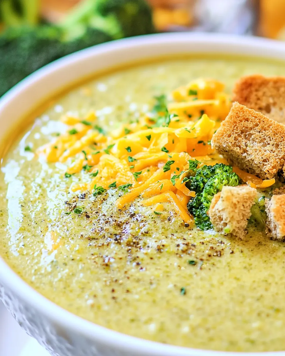 Broccoli Cheddar Soup