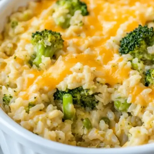 Broccoli Cheese Rice Casserole