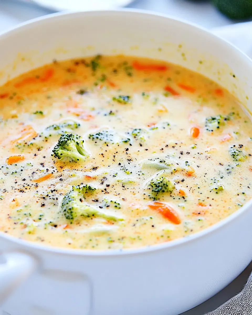 Broccoli Cheese Soup