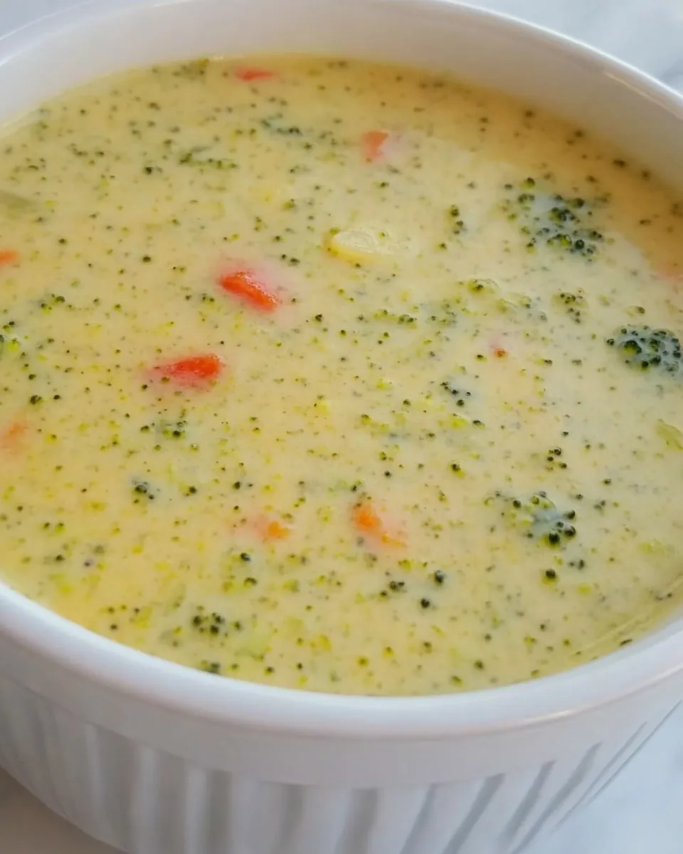 Broccoli Cheese Soup with Potato
