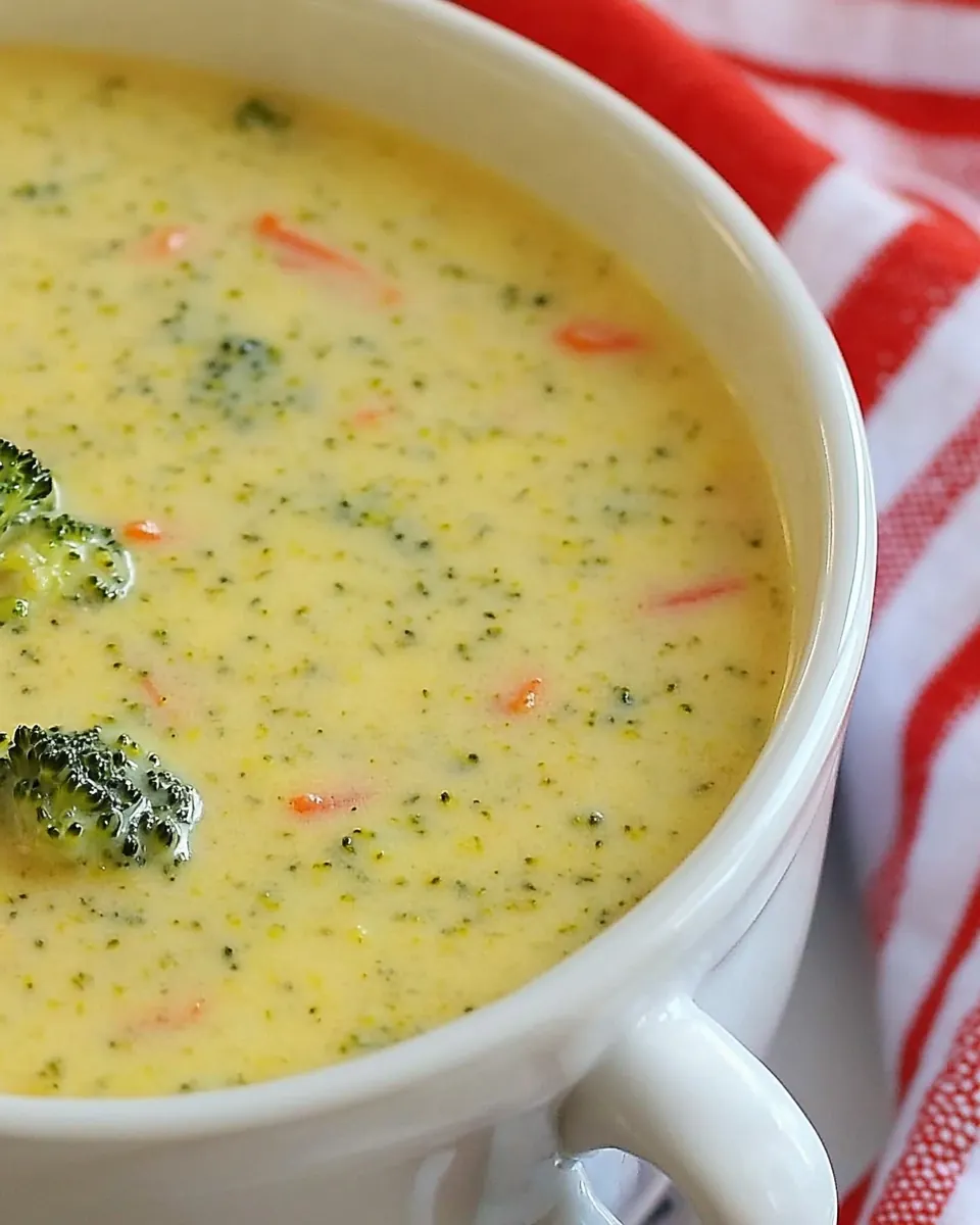 Broccoli Cheese Soup with Potato