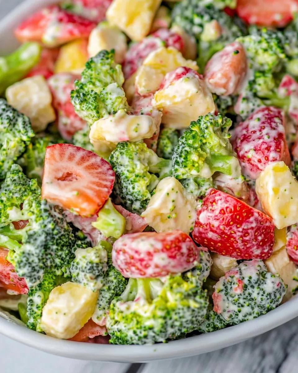 Broccoli Strawberry Salad