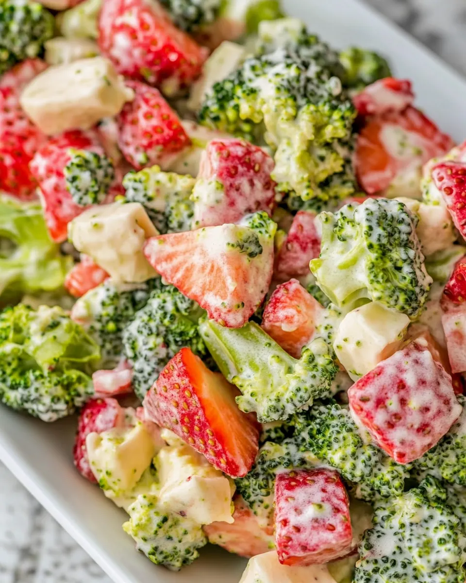 Broccoli Strawberry Salad