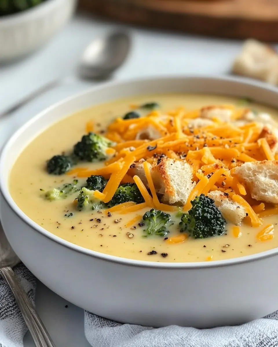 Broccoli and Cheese Soup