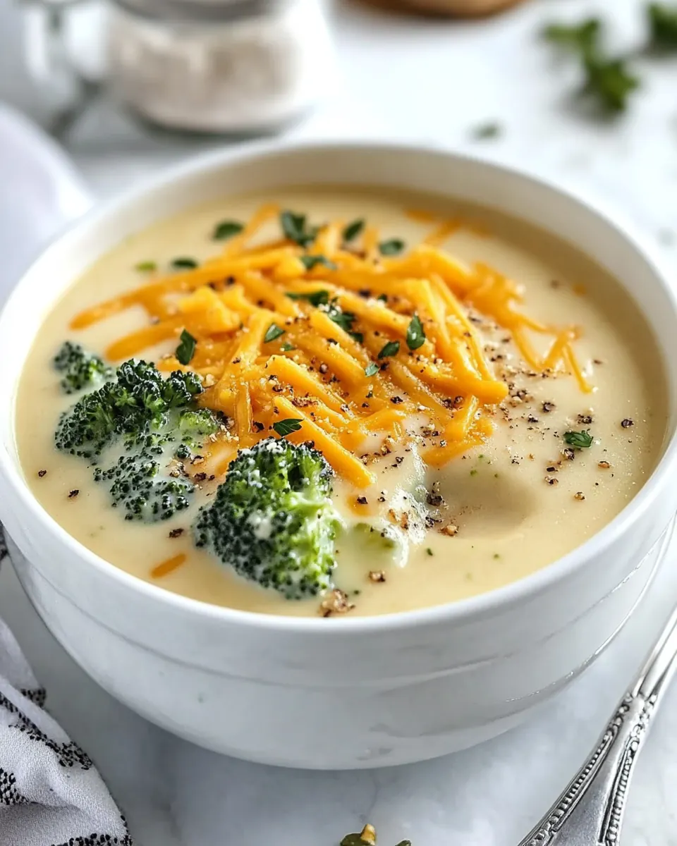 Broccoli and Cheese Soup
