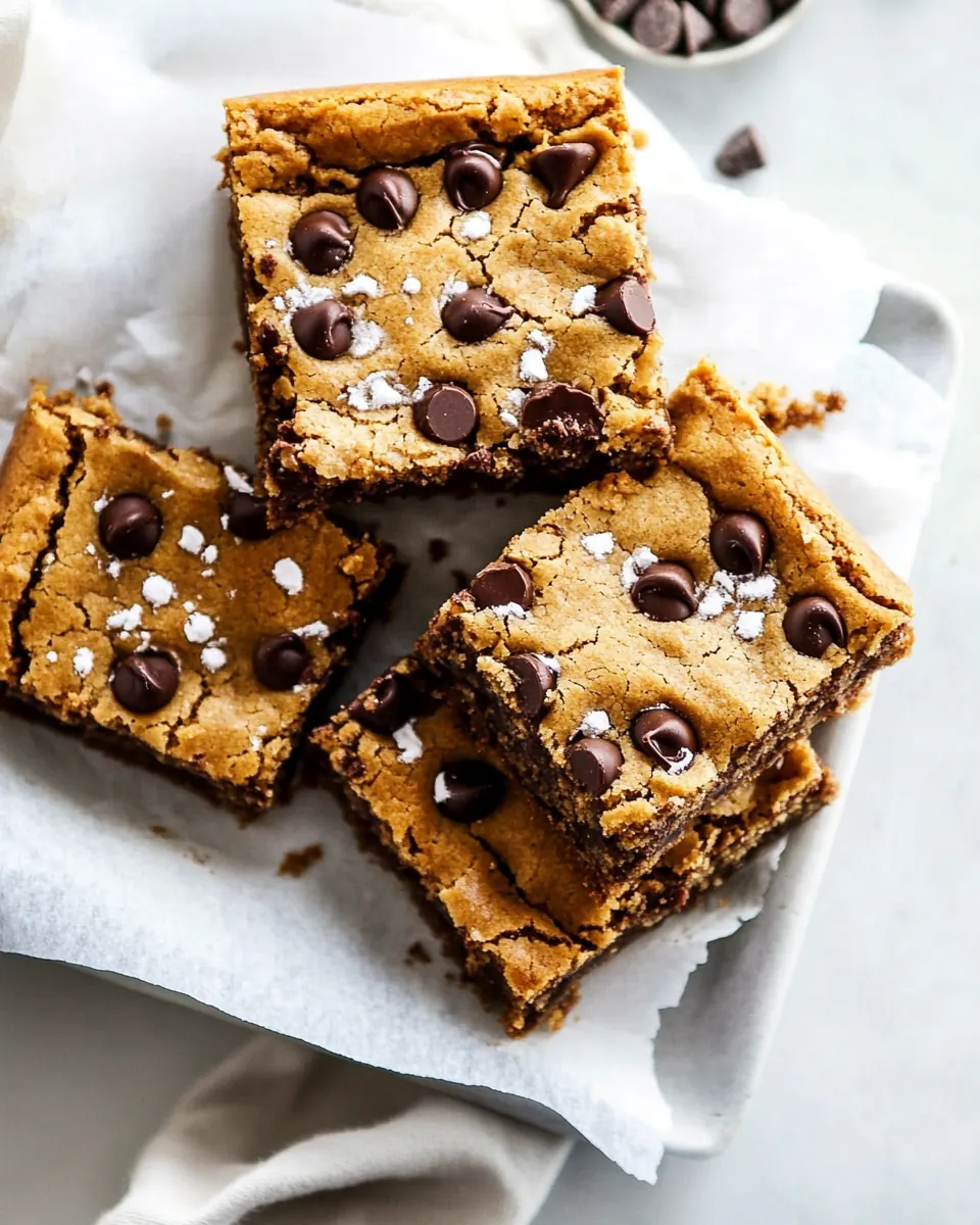 Brown Butter Chocolate Chip Cookie Bars