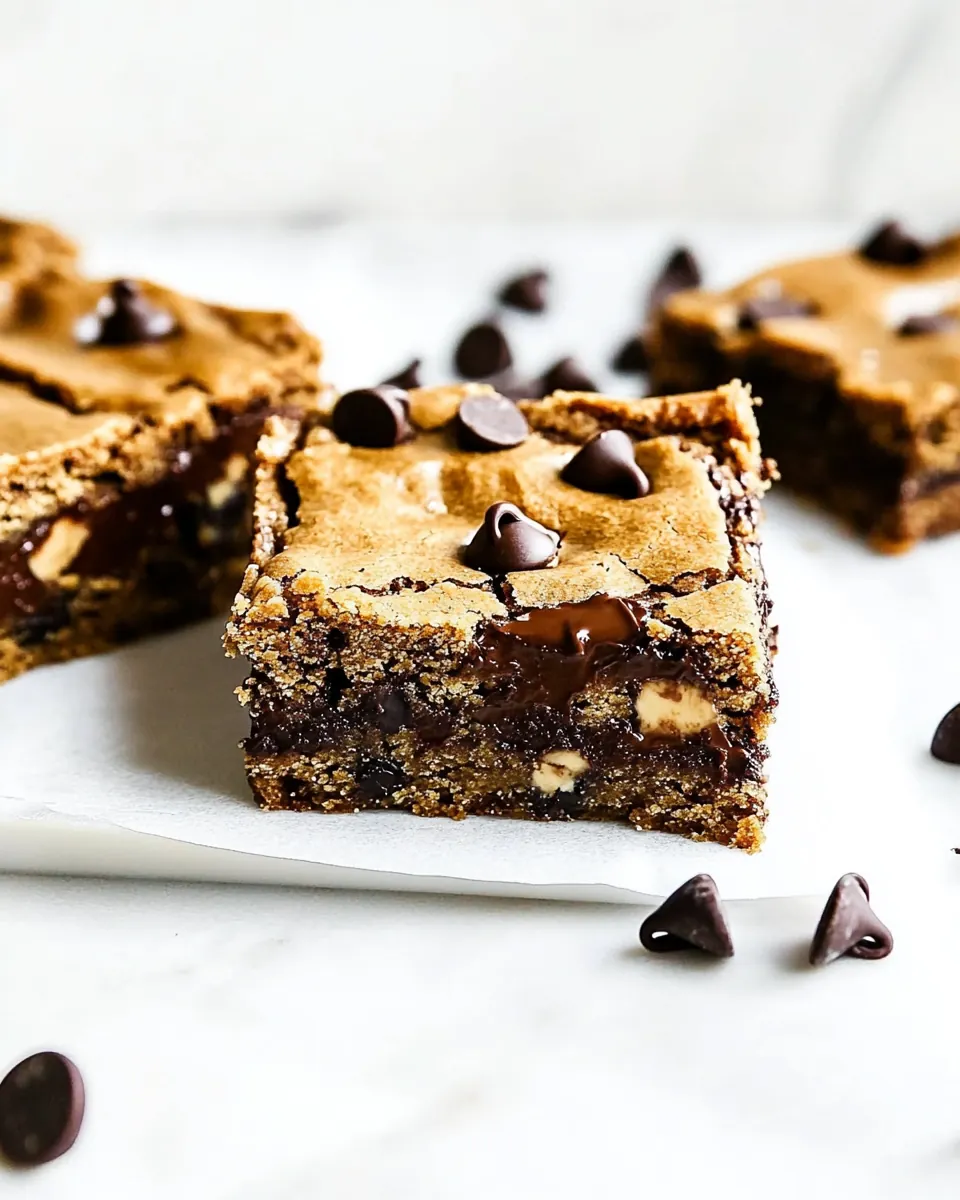 Brown Butter Chocolate Chip Cookie Bars