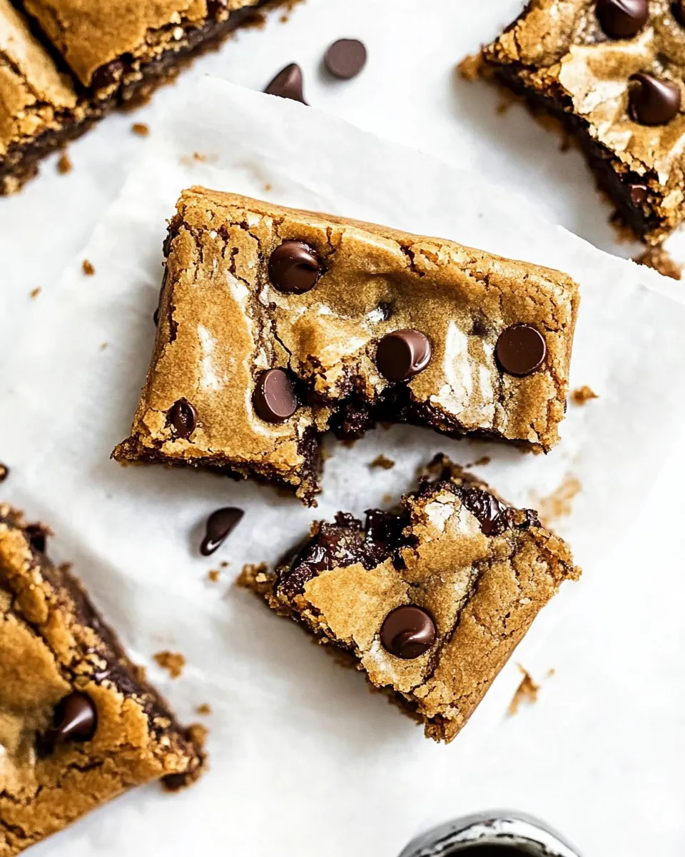 Brown Butter Chocolate Chip Cookie Bars