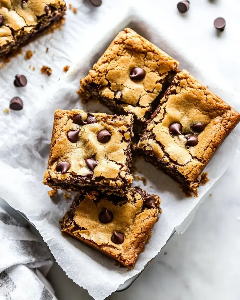 Brown Butter Chocolate Chip Cookie Bars