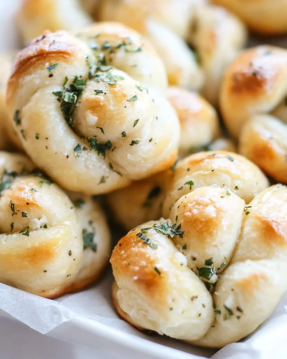 Brown Butter Herb Garlic Knots