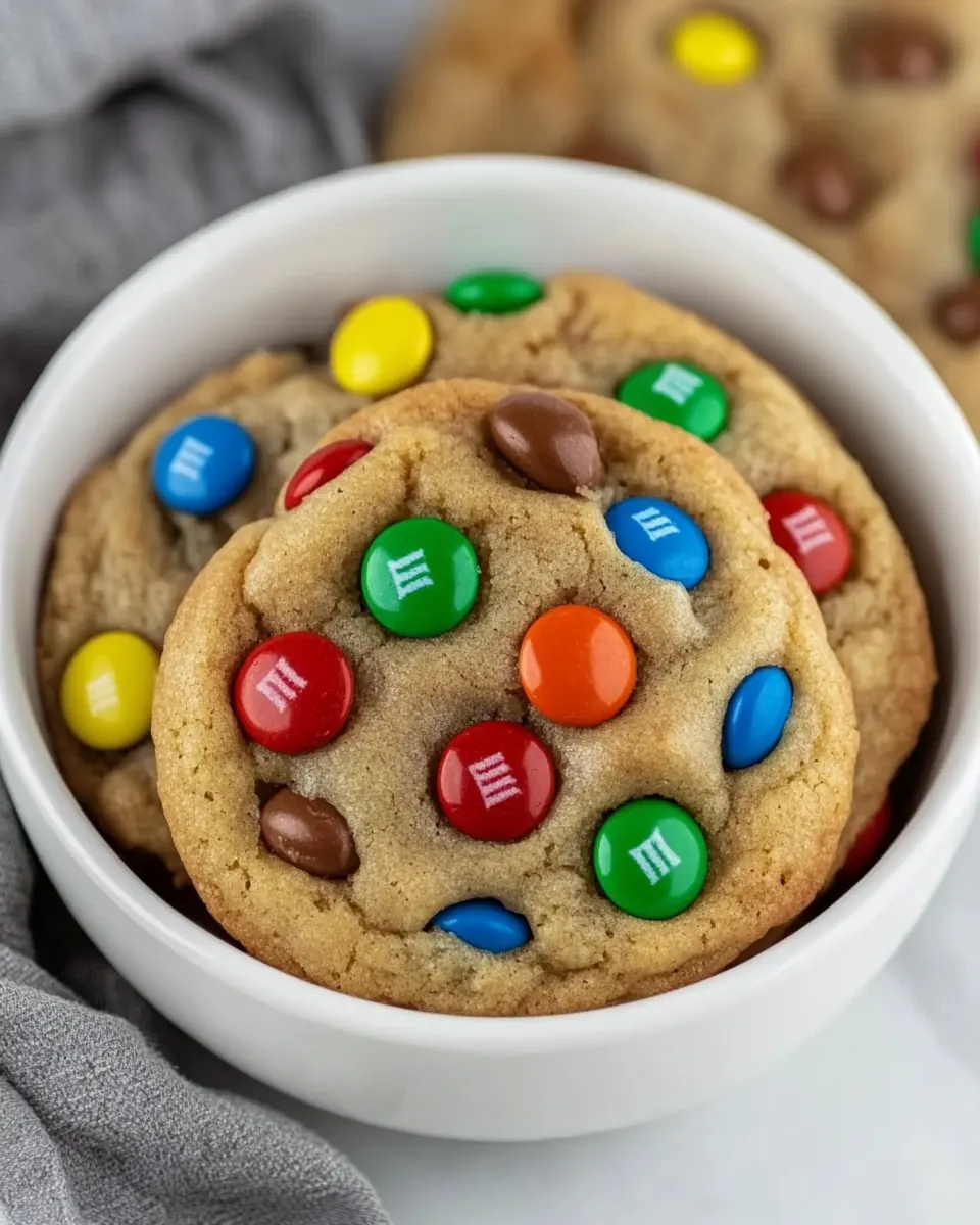 Brown Butter M&M Cookies