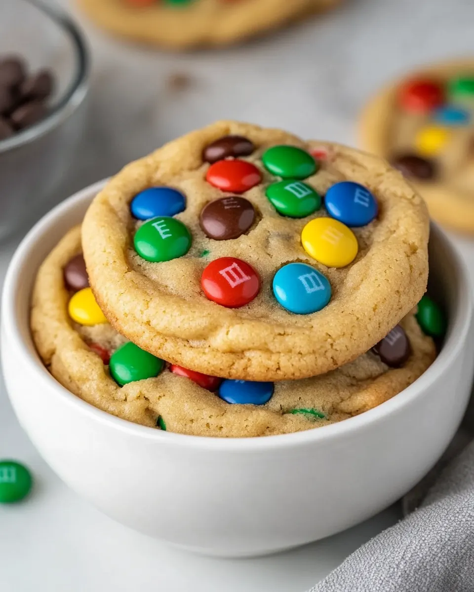 Brown Butter M&M Cookies