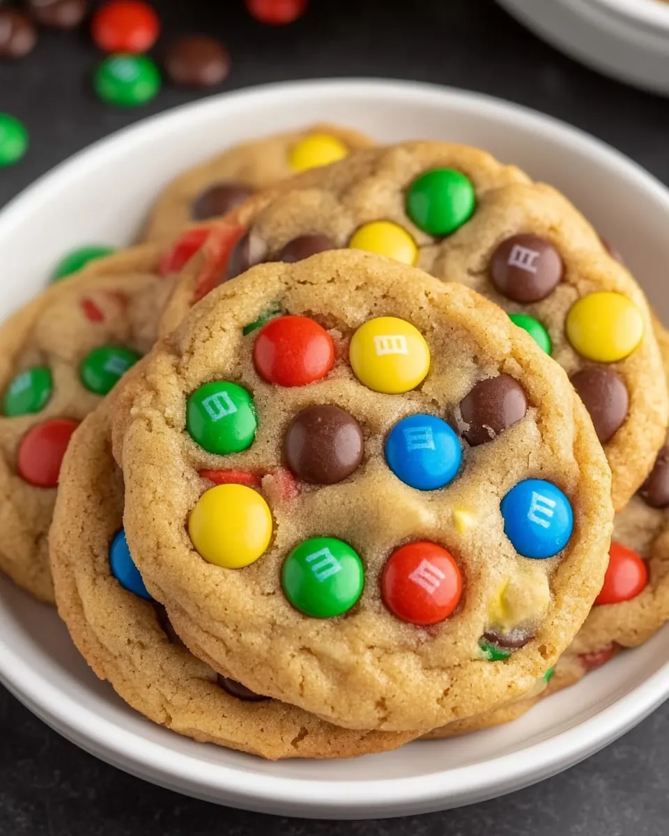 Brown Butter M&M Cookies
