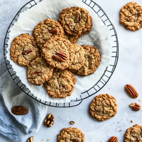 Brown Sugar Chewy Butter Pecan Cookies