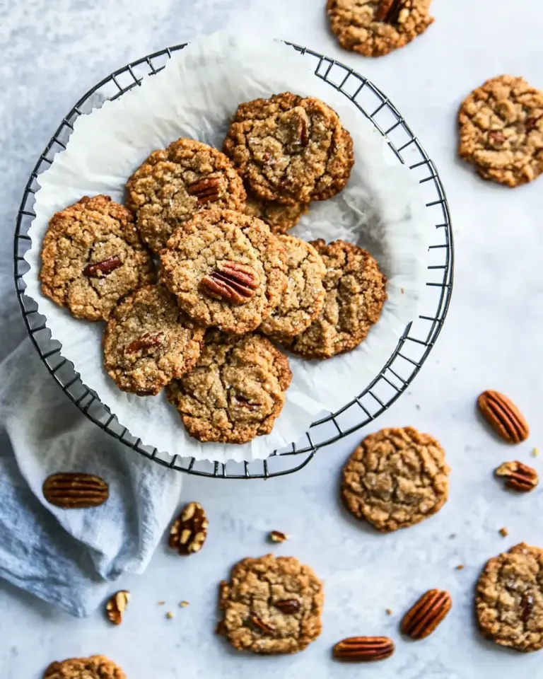 Brown Sugar Chewy Butter Pecan Cookies