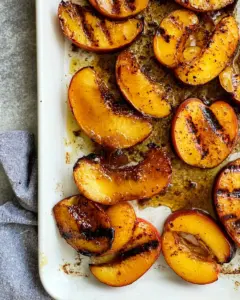 Brown Sugar Grilled Peaches