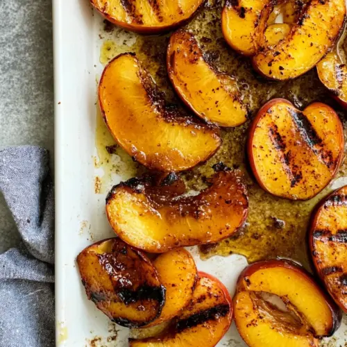 Brown Sugar Grilled Peaches
