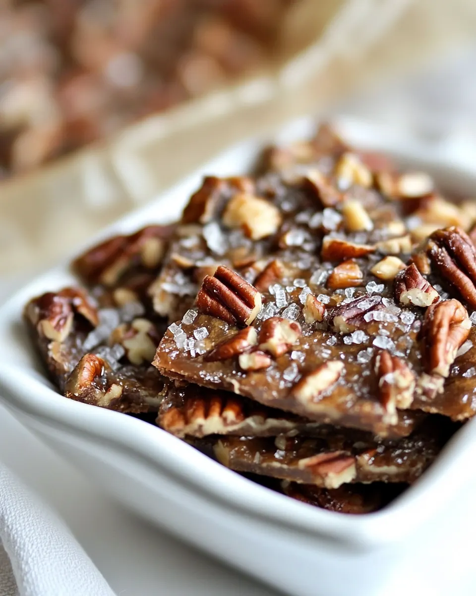 Brown Sugar Pecan Toffee