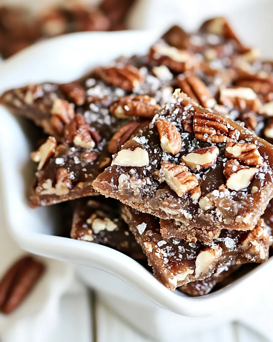 Brown Sugar Pecan Toffee