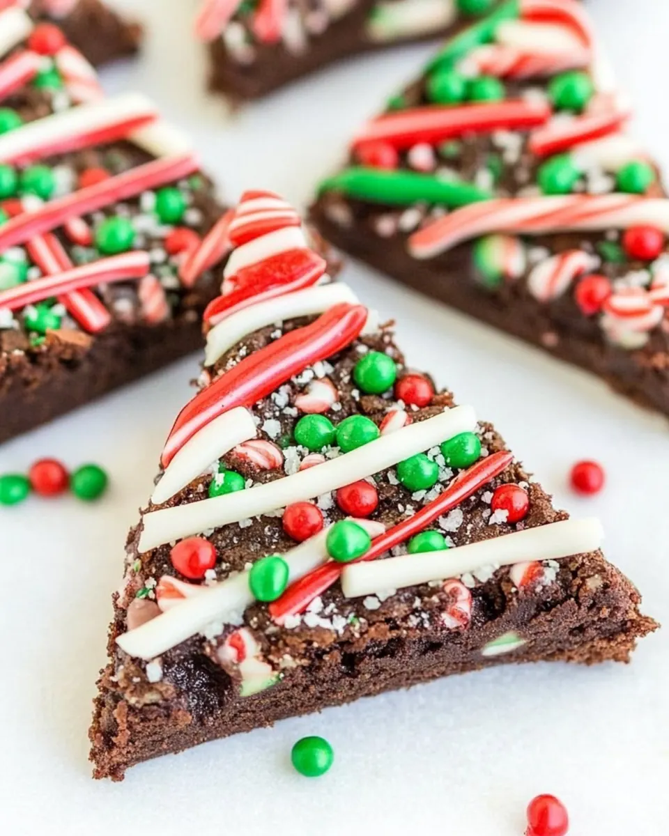 Brownie Christmas Trees