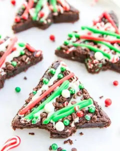 Brownie Christmas Trees