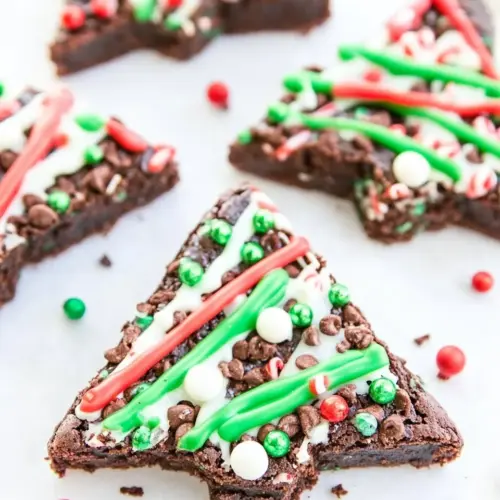 Brownie Christmas Trees