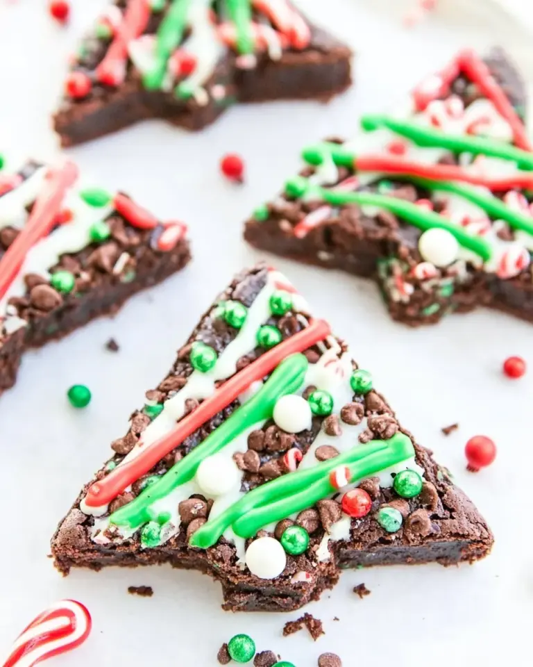 Brownie Christmas Trees