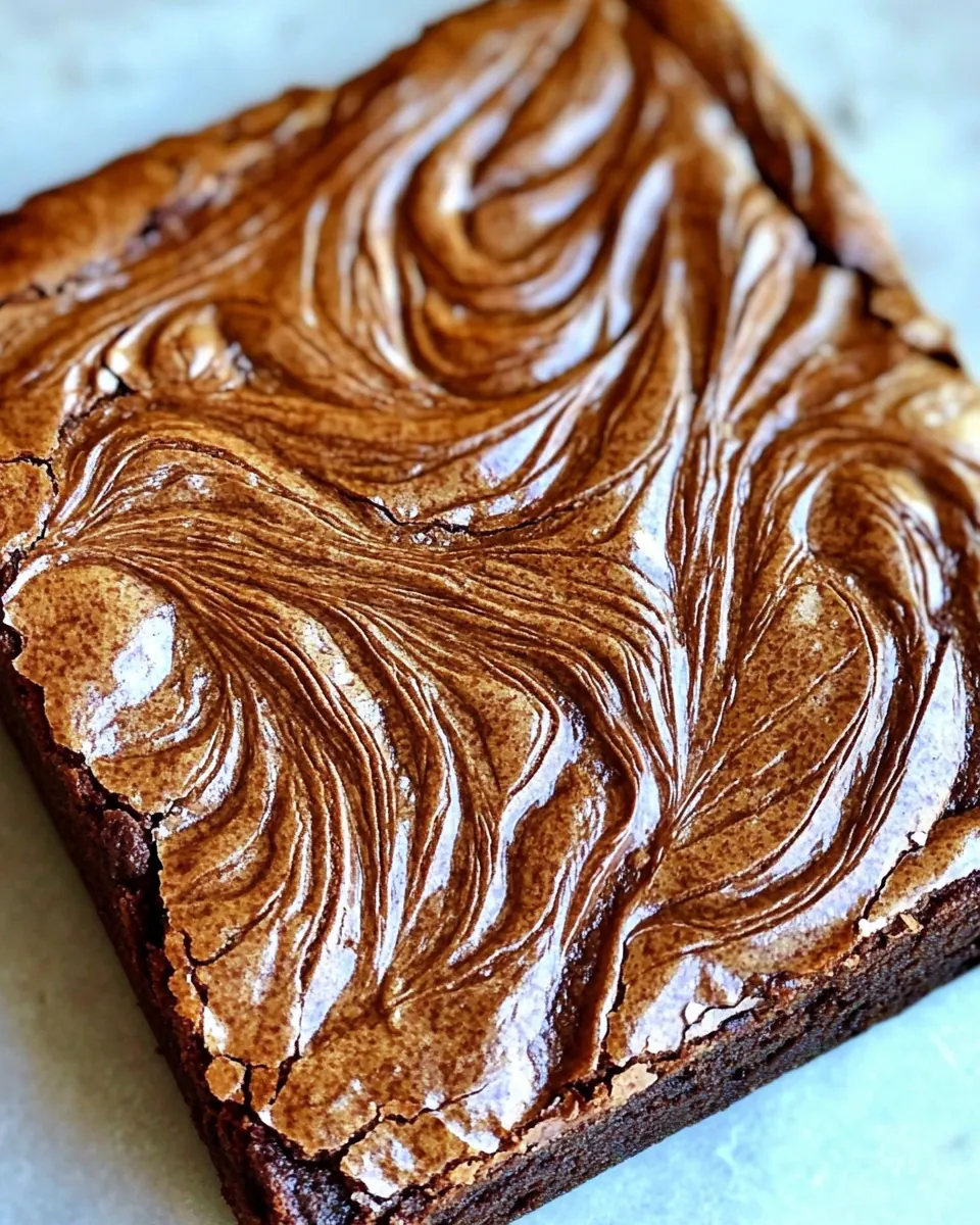 Brownies with Nutella Swirl
