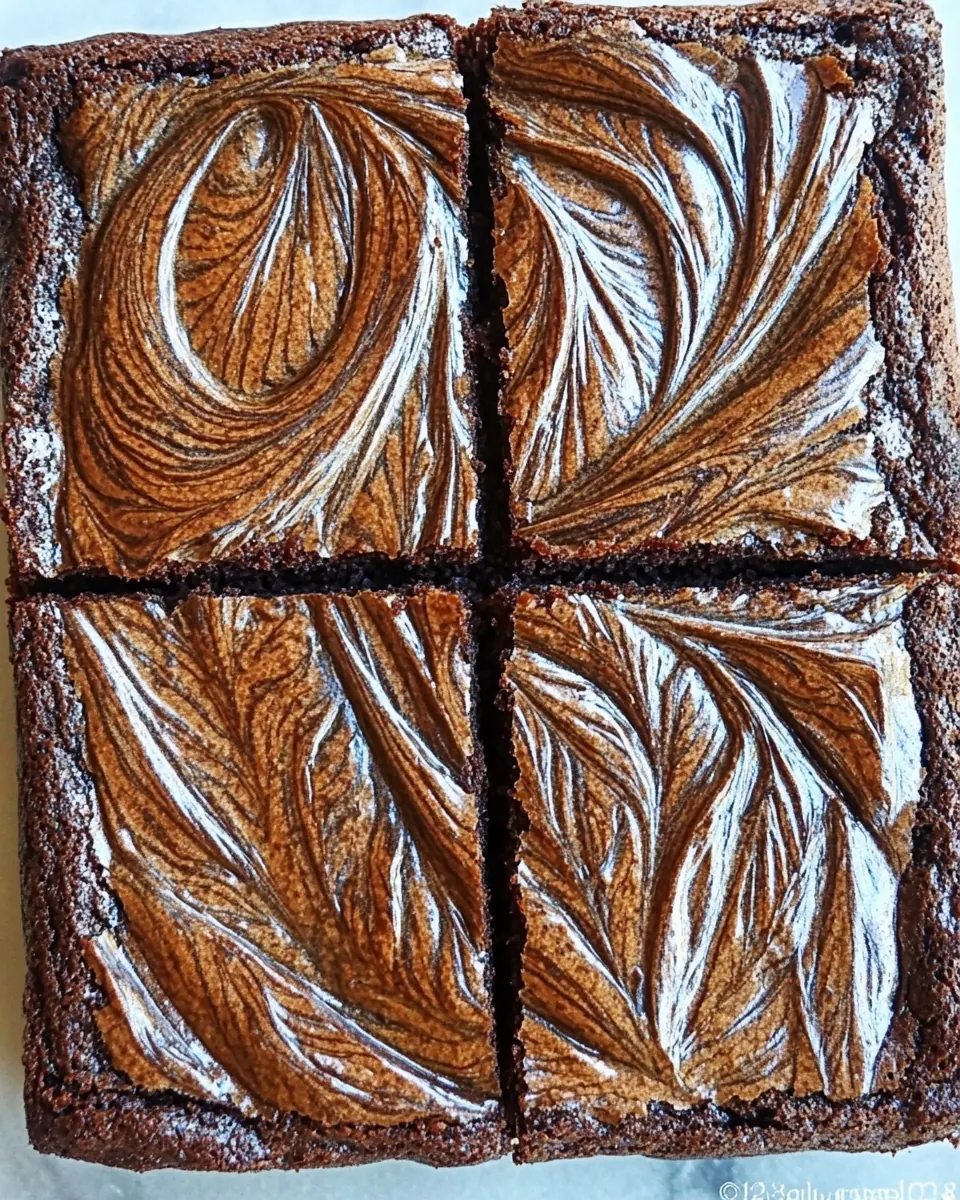 Brownies with Nutella Swirl