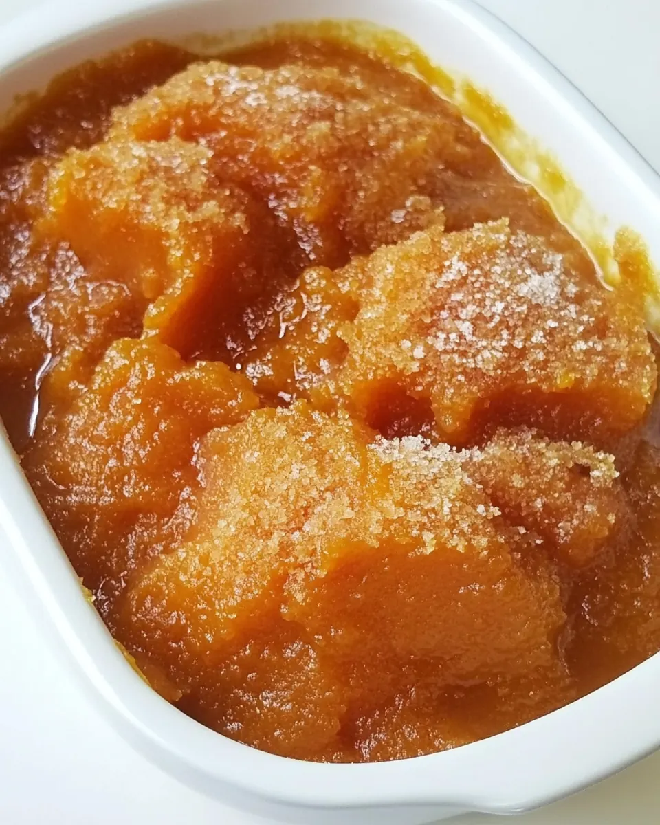 Bruleed Sweet Potatoes