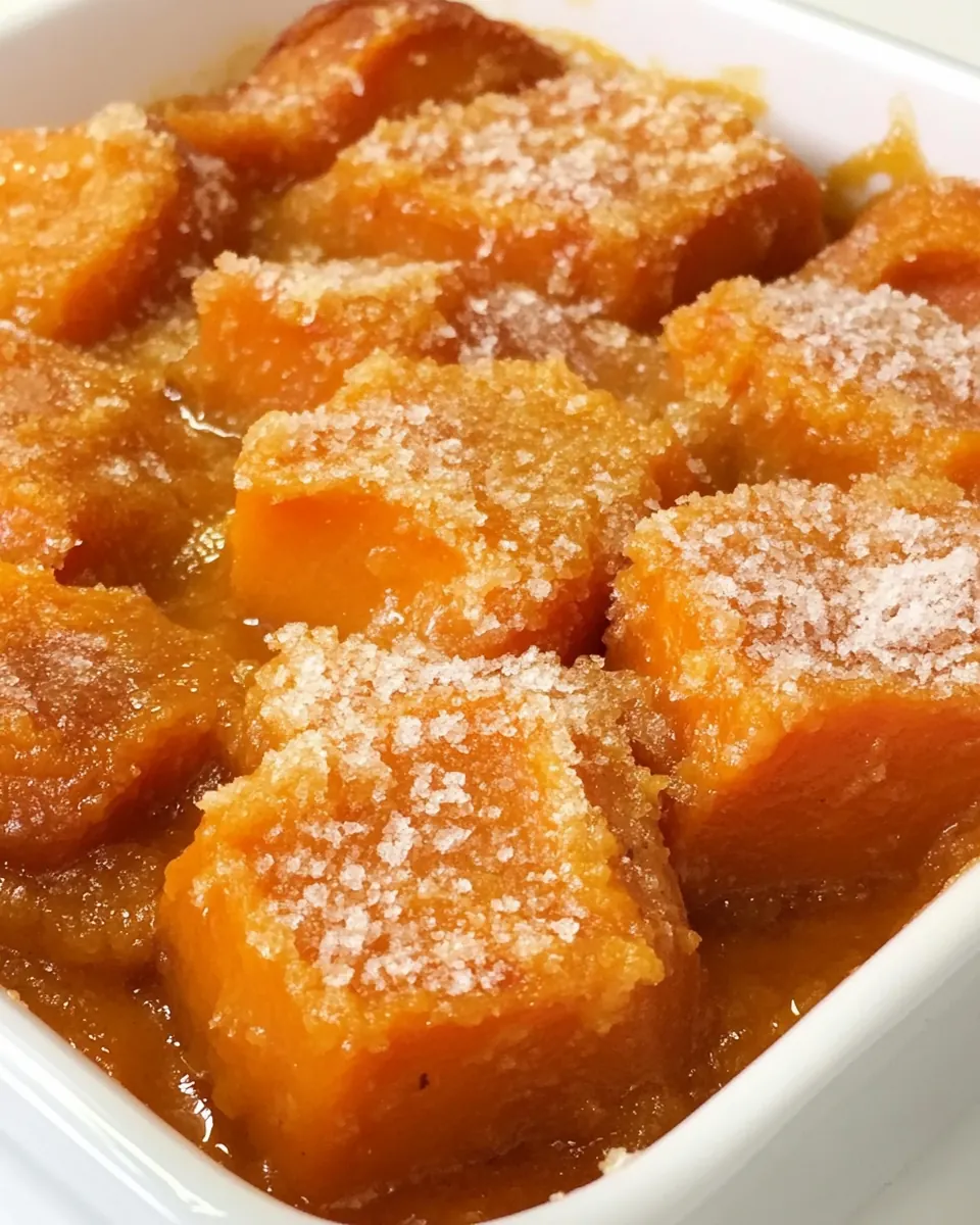 Bruleed Sweet Potatoes