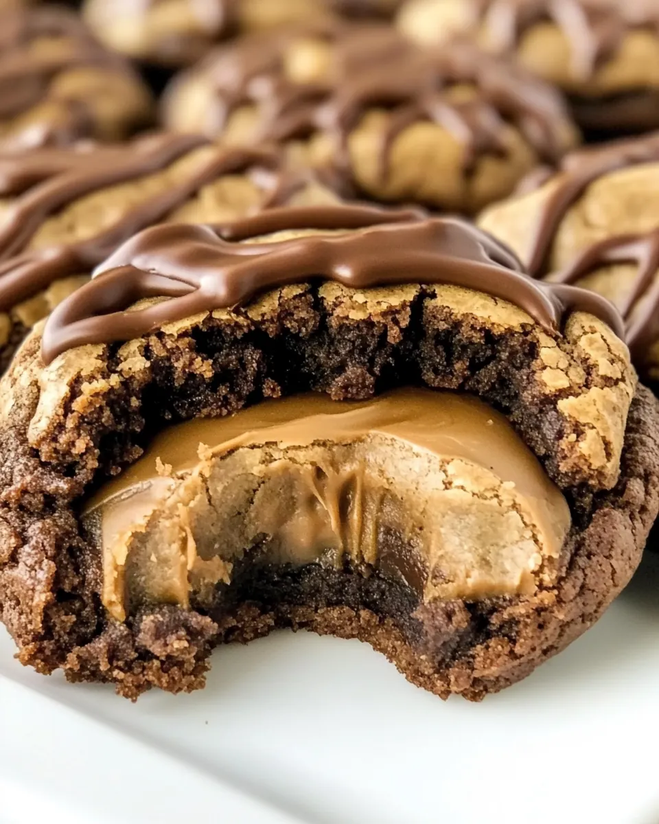 Buckeye Brownie Cookies