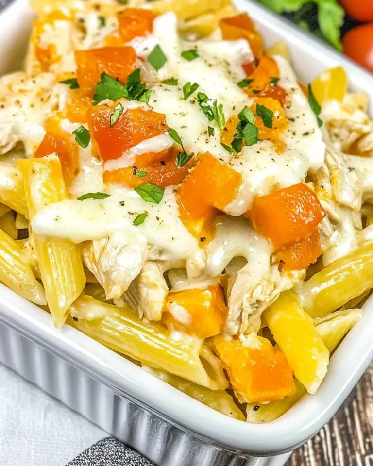 Buffalo Chicken Alfredo Pasta