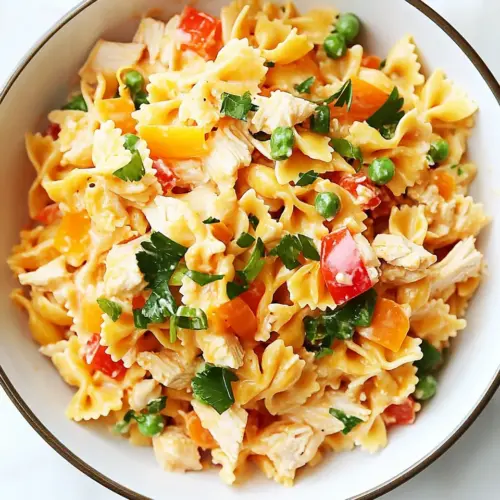 Buffalo Chicken Pasta Salad