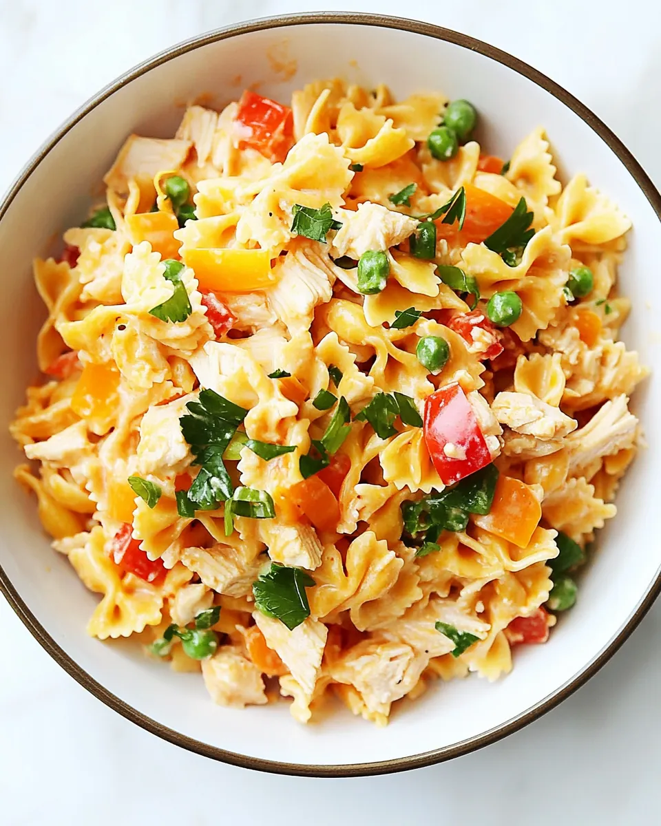 Buffalo Chicken Pasta Salad