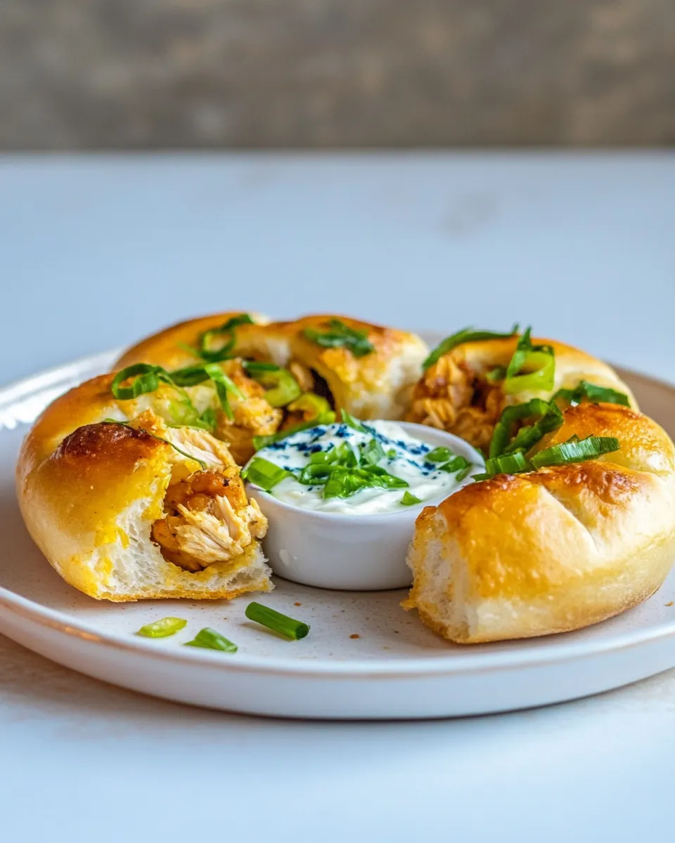 Buffalo Chicken Pizza Bites