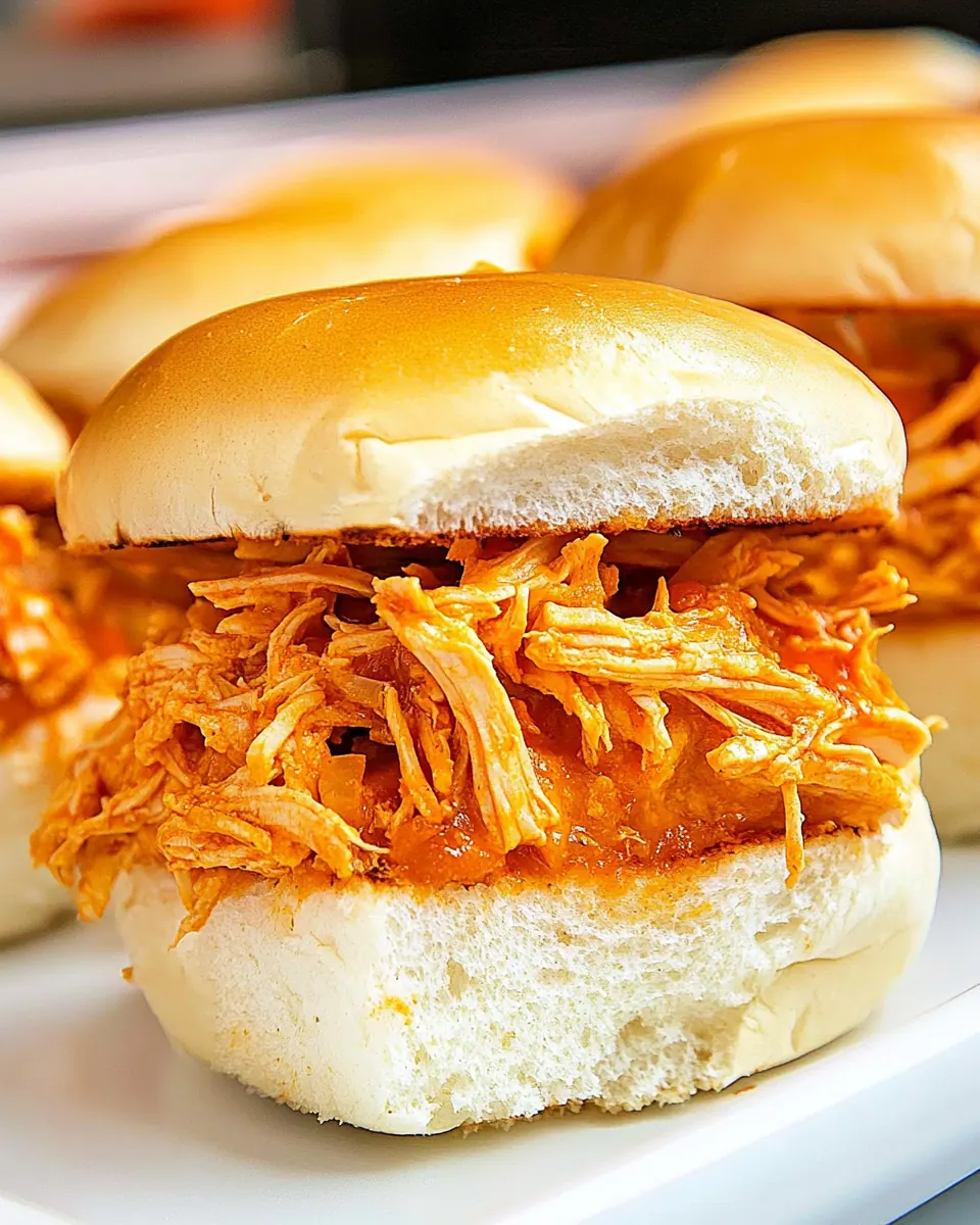 Buffalo Chicken Sliders