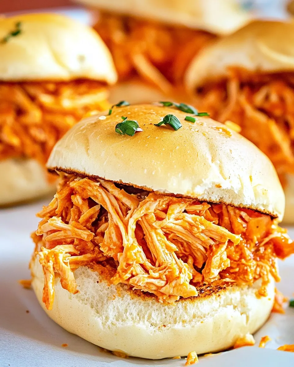 Buffalo Chicken Sliders