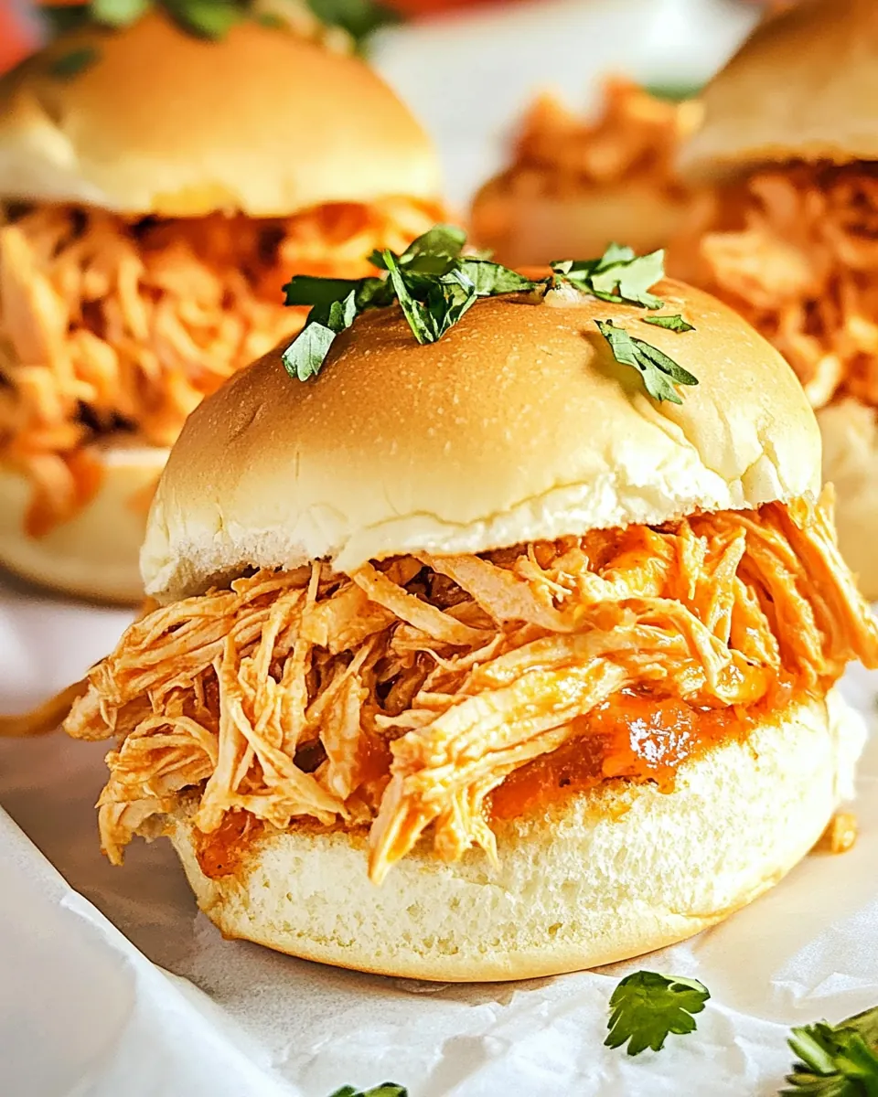 Buffalo Chicken Sliders