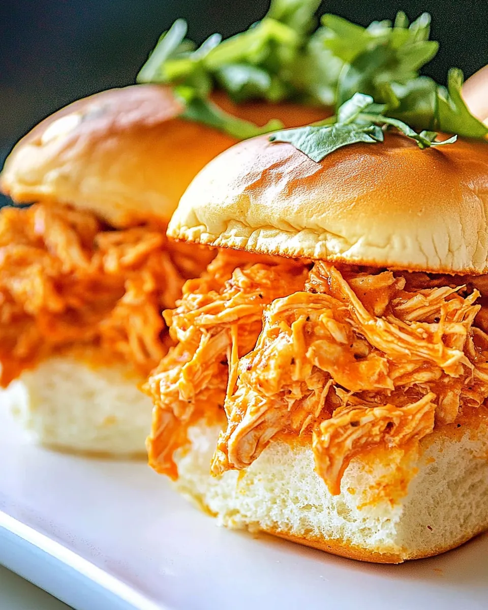 Buffalo Chicken Sliders