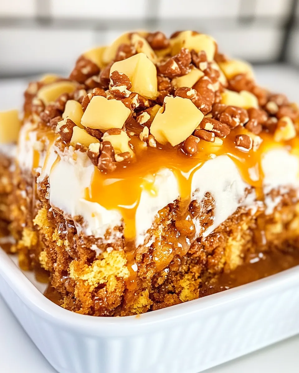 Butter Brickle Poke Cake