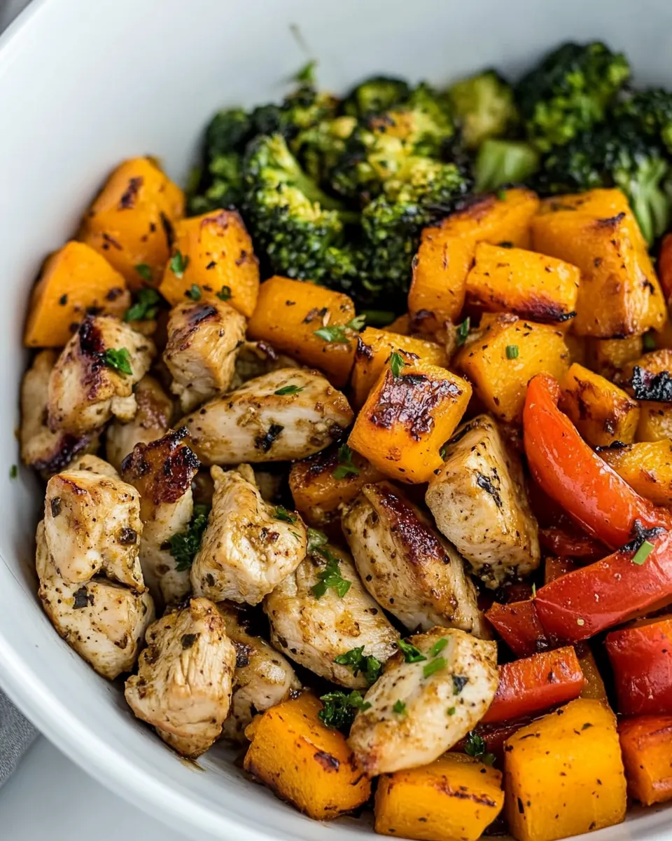Butternut Squash Ginger Chicken Stir Fry