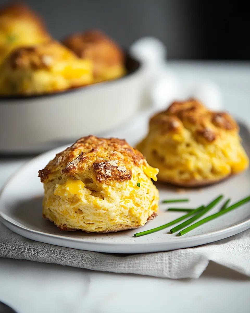 Butternut Scones with Cheese and Chives