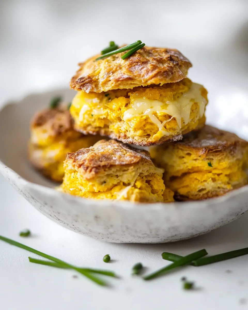 Butternut Scones with Cheese and Chives