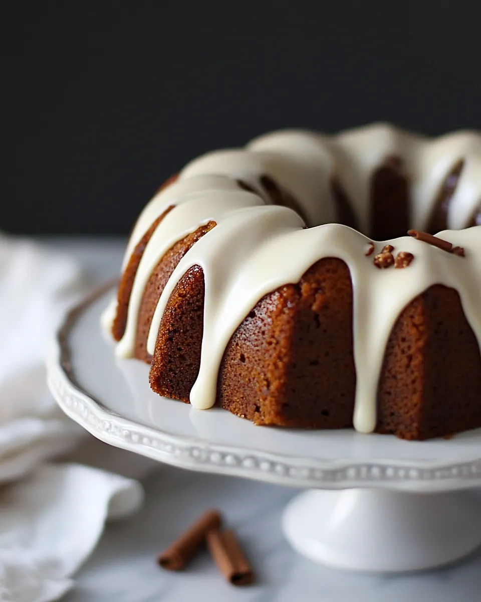 Butterscotch Pumpkin Bundt Cake