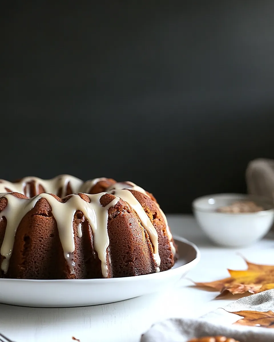 Butterscotch Pumpkin Bundt Cake