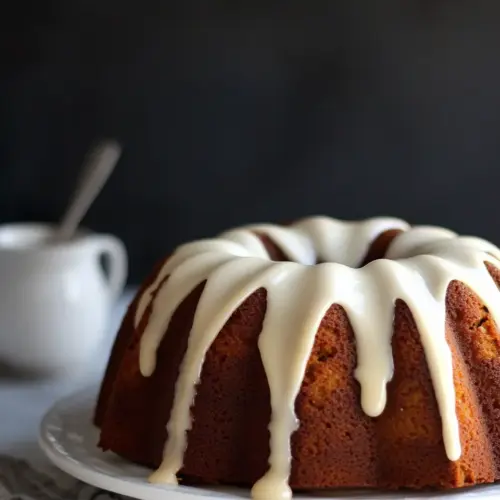 Butterscotch Pumpkin Bundt Cake