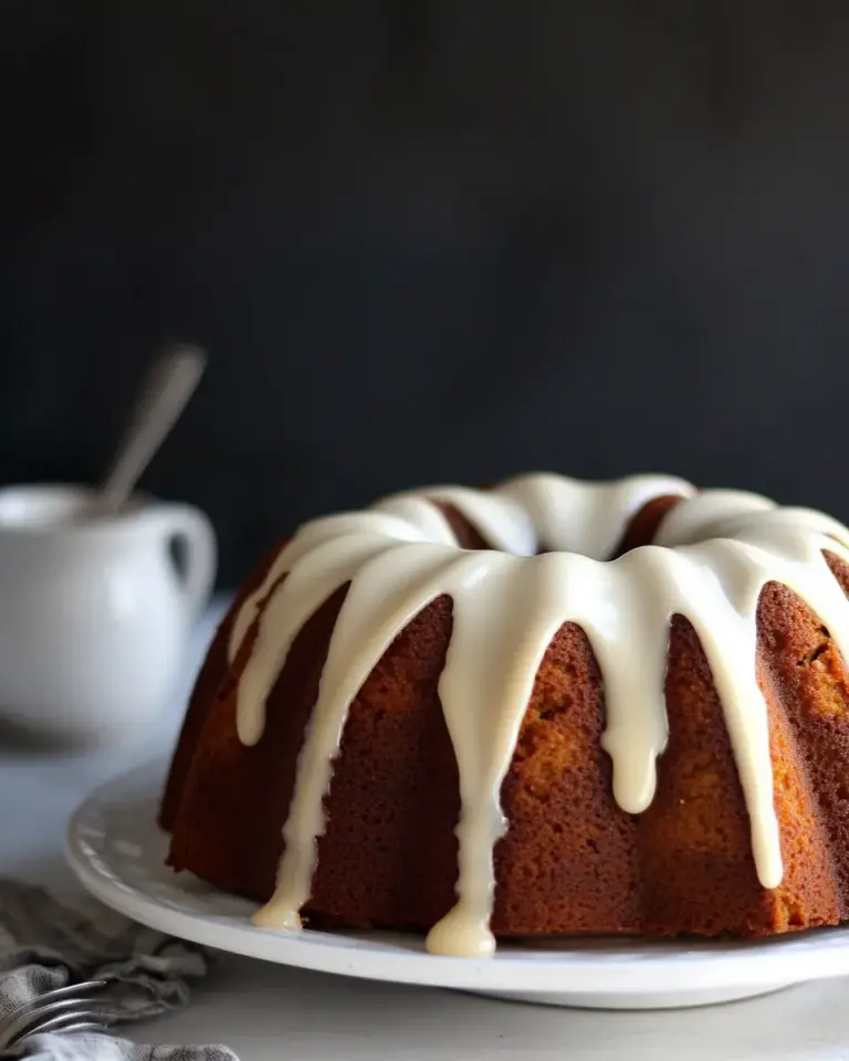 Butterscotch Pumpkin Bundt Cake