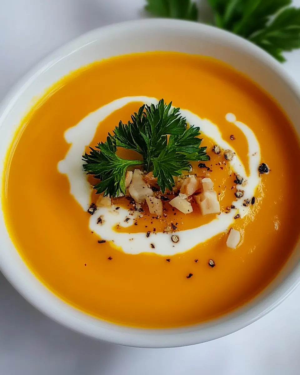 Creamed Carrot Soup