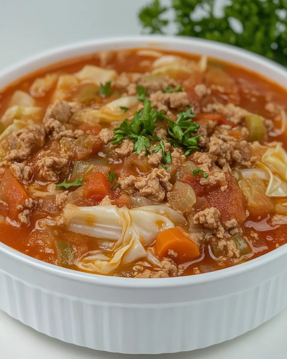 Cabbage Roll Soup